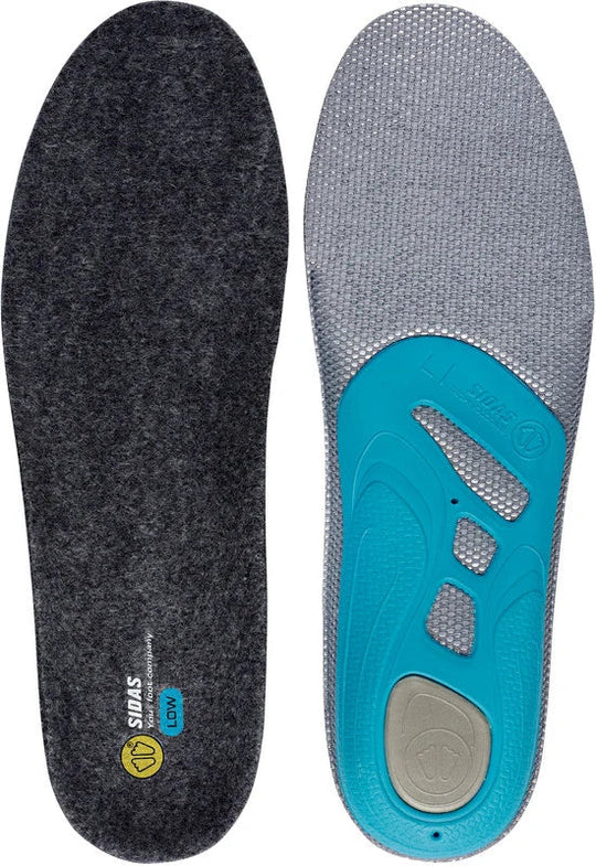 Sidas 3 Feet Merino Drop-In Footbed - Low arch