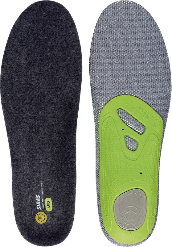 Sidas 3 Feet Merino Drop-In Footbed - Mid arch