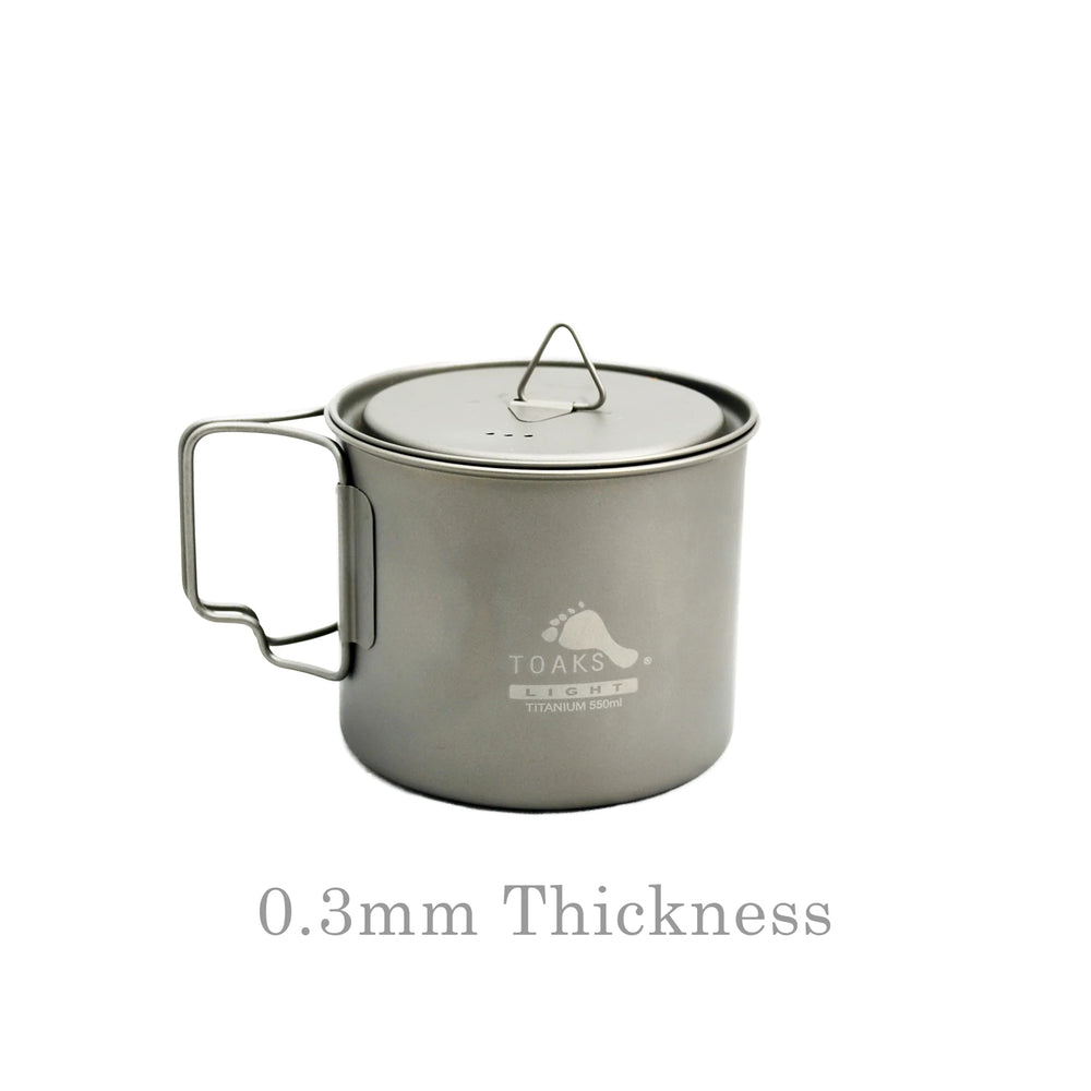Ultralight Titanium 550ml Pot