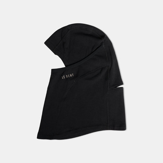 Le Bent Heavyweight Grid Fleece Balaclava Black