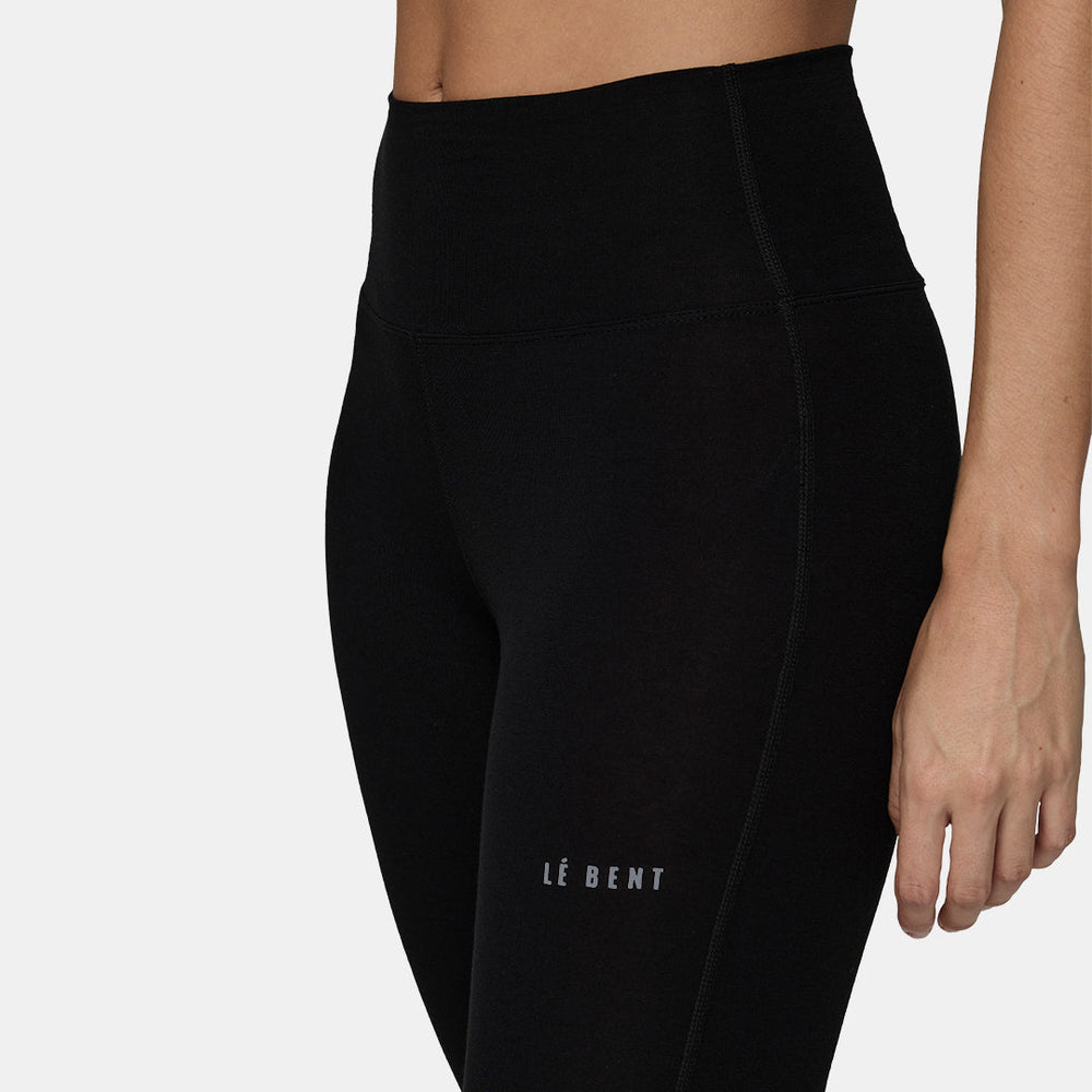 Le Bent Midweight 3/4 Bottom Women's Black