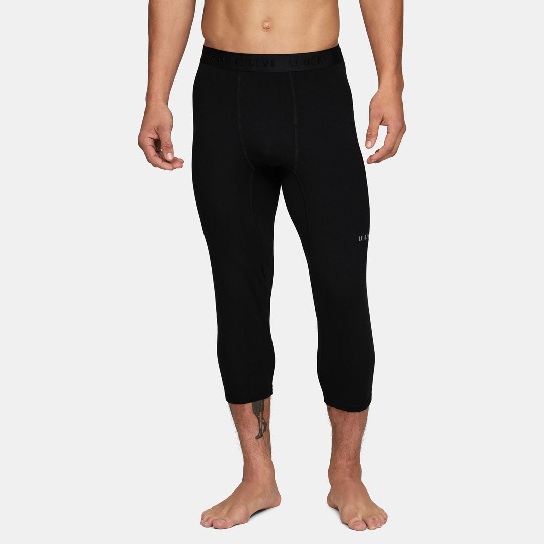Le Bent Midweight 3/4 Bottom Men's Black