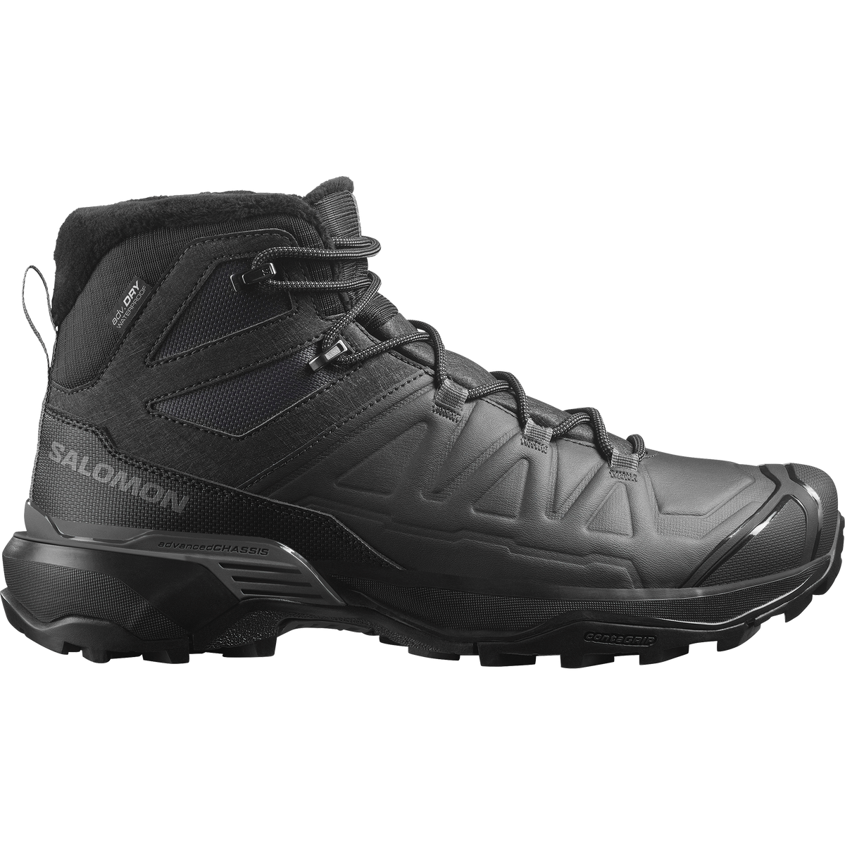Salomon Men's X Ultra Snowpilot Waterproof Winter Boots Black / Phantom / Castlerock
