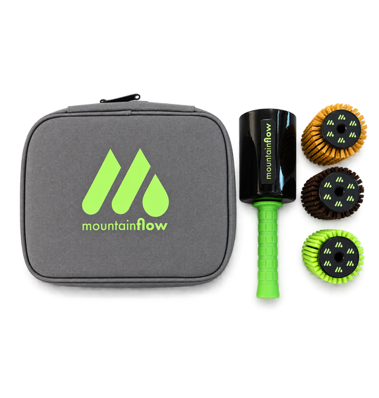 mountainFLOW eco-wax Roto Brush Set, Set of 3