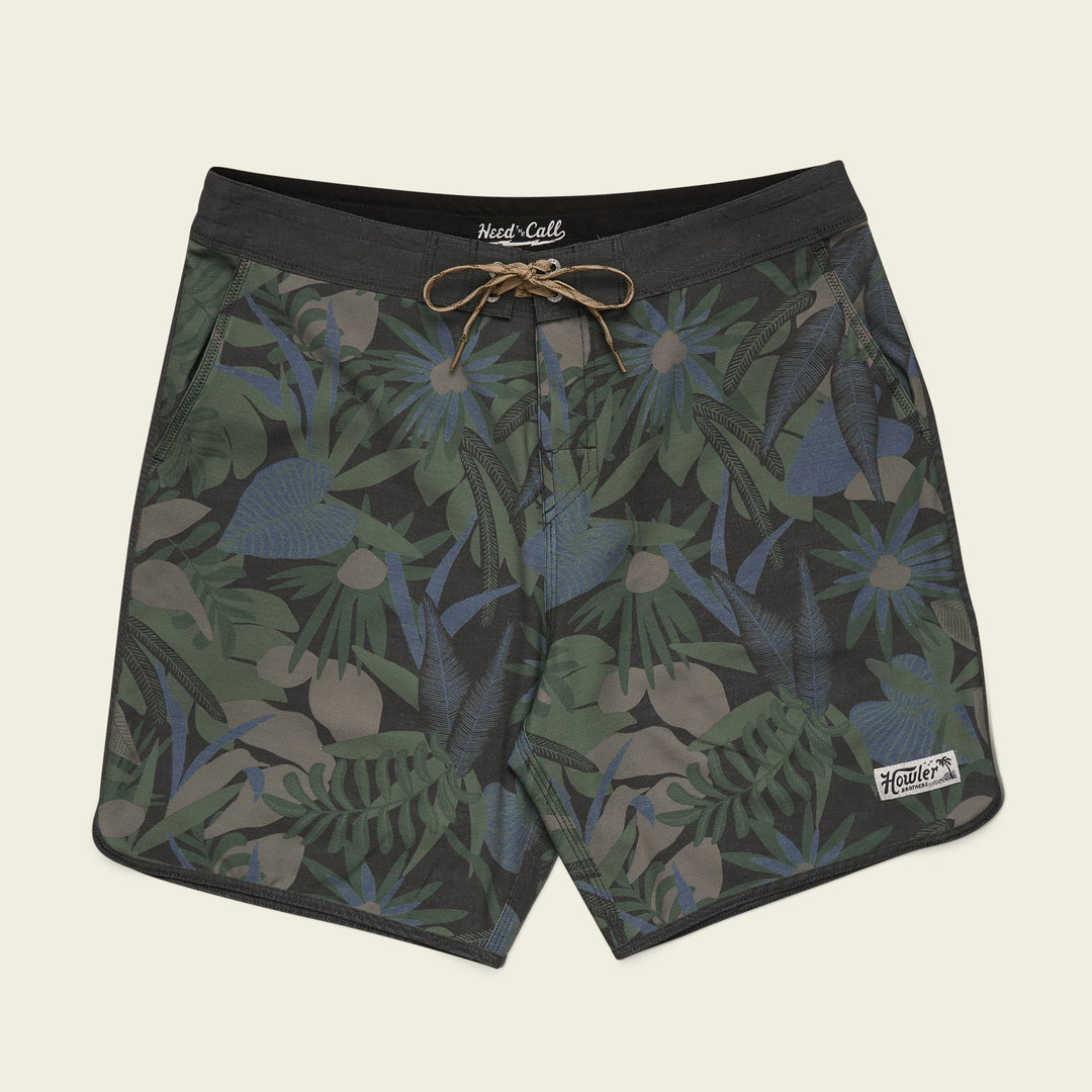 Howler Brothers Bruja Board Shorts SS26 Tropical Dimension/Antique Black 30