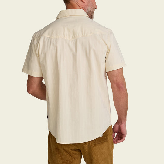 Crosscut Deluxe Shortsleeve Shirt Fowl Play / Off White Dobby