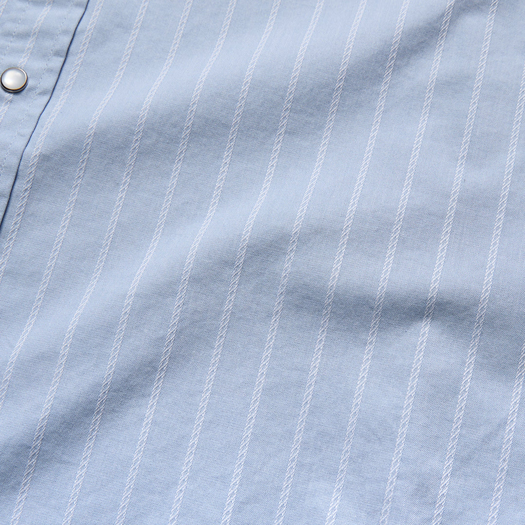 Crosscut Deluxe Shortsleeve Shirt Surfbird / Sky Oxford Dobby