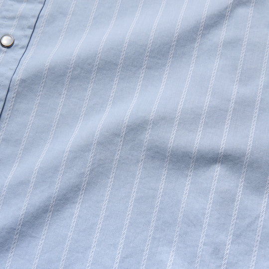 Crosscut Deluxe Shortsleeve Shirt Surfbird / Sky Oxford Dobby