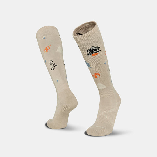 Le Bent Light Cushion Forest Snow Sock Natural