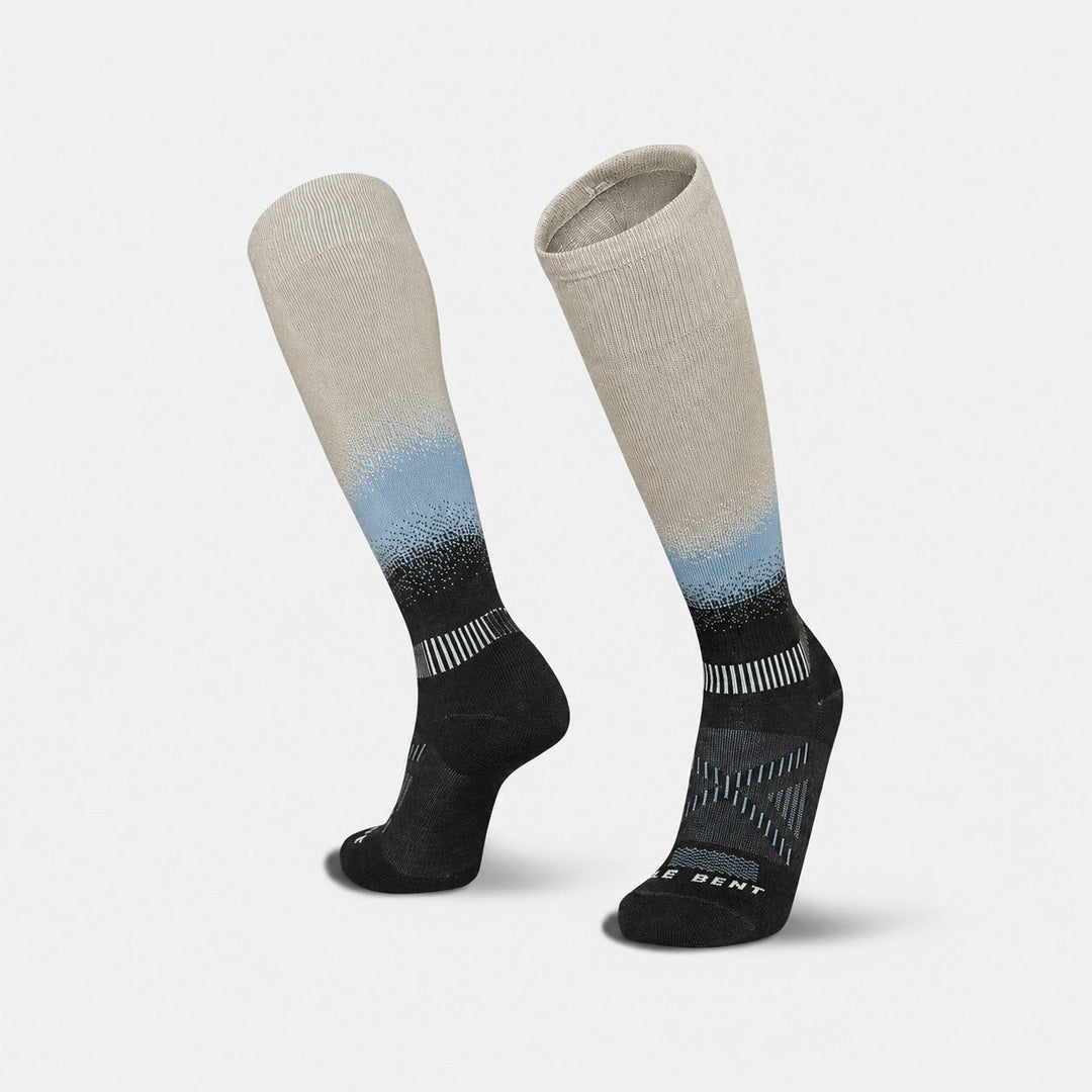 Le Bent Targeted Cushion Fadeaway Snow Sock Black/Frost