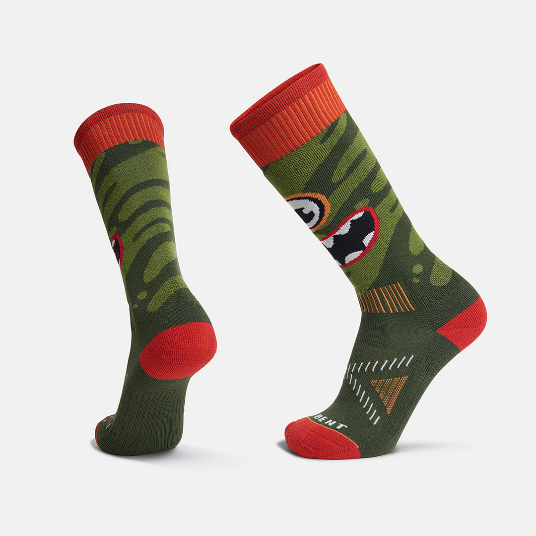 Le Bent Monster Party Light Snow Sock