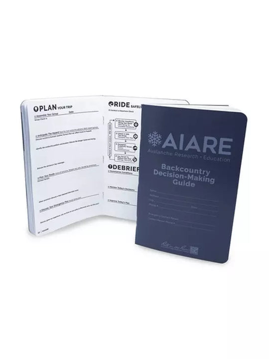 AIARE Backcountry Decision-Making Field Book 2024 25/26