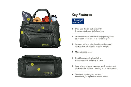Double Haul 55L Convertible Duffel &amp; Tote 25/26