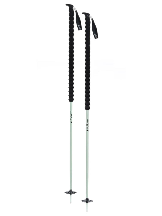 Folkrm Wyeast Ski Poles  Lunar Green 105