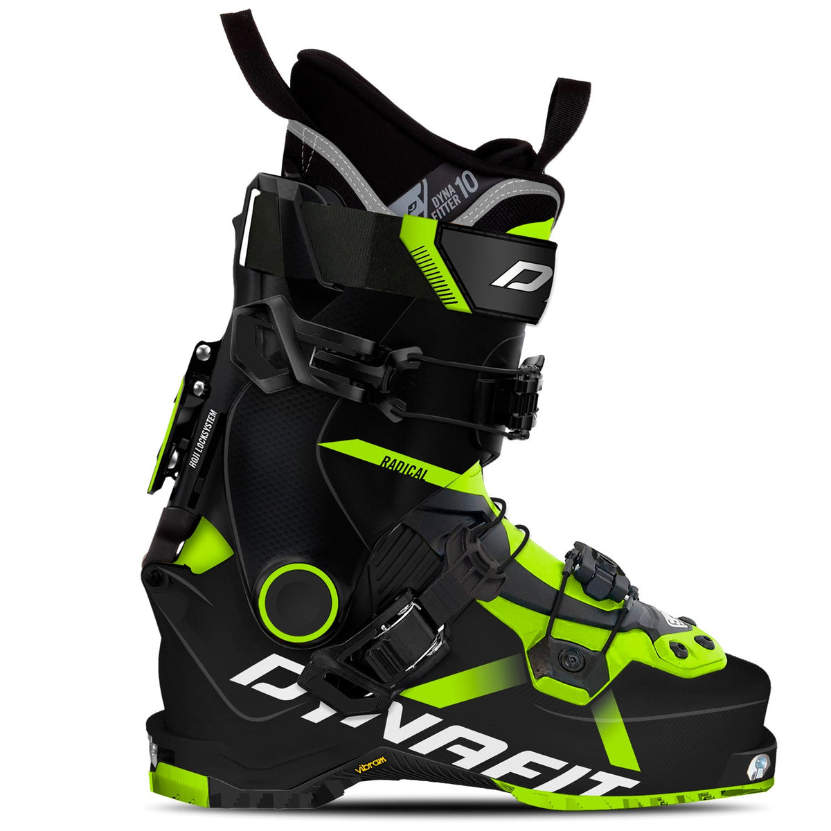 Dynafit Radical ski touring boot, Black Out/Ultra Yellow