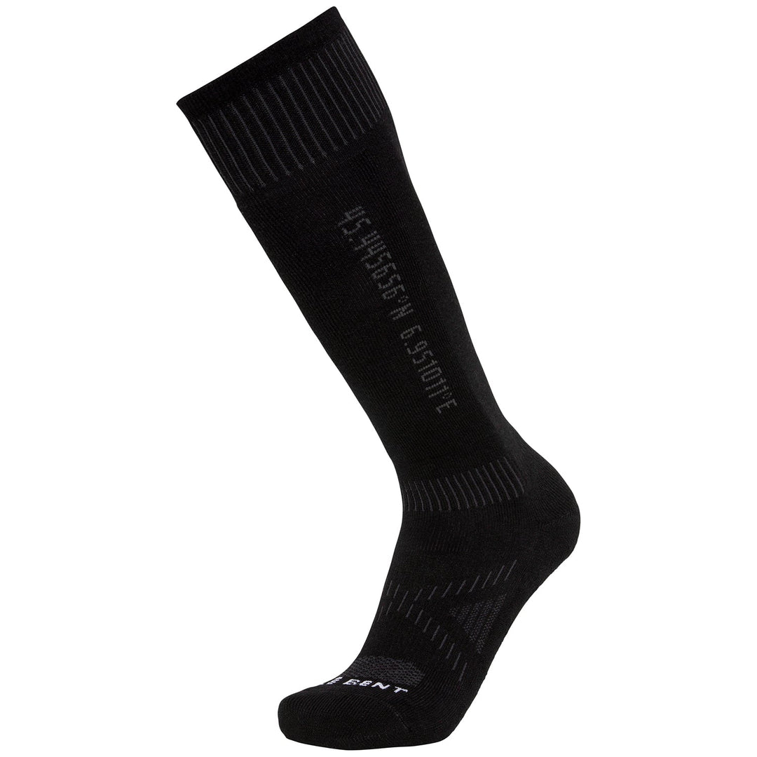 Le Bent Snow Socks Light Black