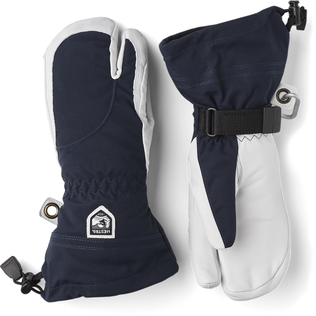 Hestra Heli Female 3-Finger Mit 8 - Navy/Off White