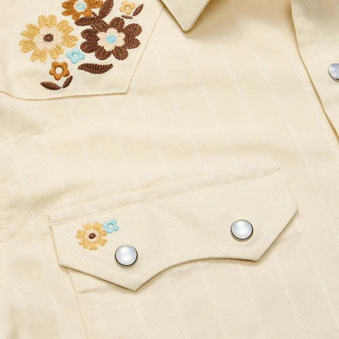 Howler Brothers Crosscut Deluxe Shortsleeve Shirt Fowl Play / Off White Dobby M
