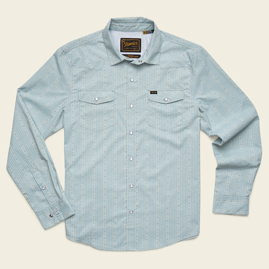 Howler Brothers H Bar B Tech Longsleeve SS26 Supernova Stripe / Ash Blue M