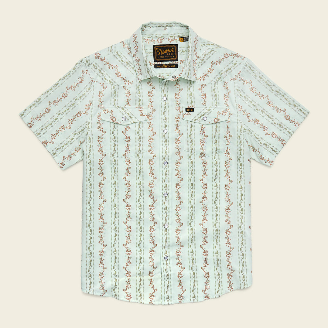 Howler Brothers H Bar B Snapshirt SS26 Sea Rodeo / Antique Black S