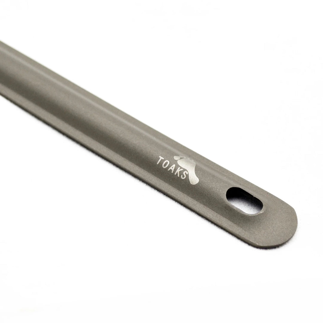 Titanium Long Handle Spoon with Polished Bowl