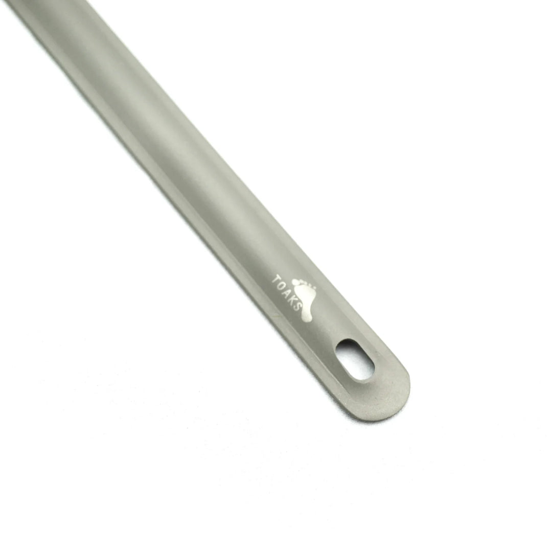 Titanium Long Handle Spork with Polished Bowl